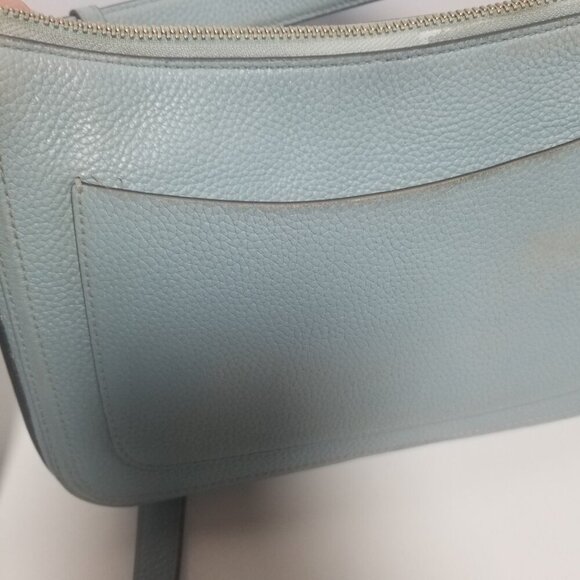 Kate Spade Agean Women's Small Crossbody Teal Pebble Leather Purse - Picture 11 of 13